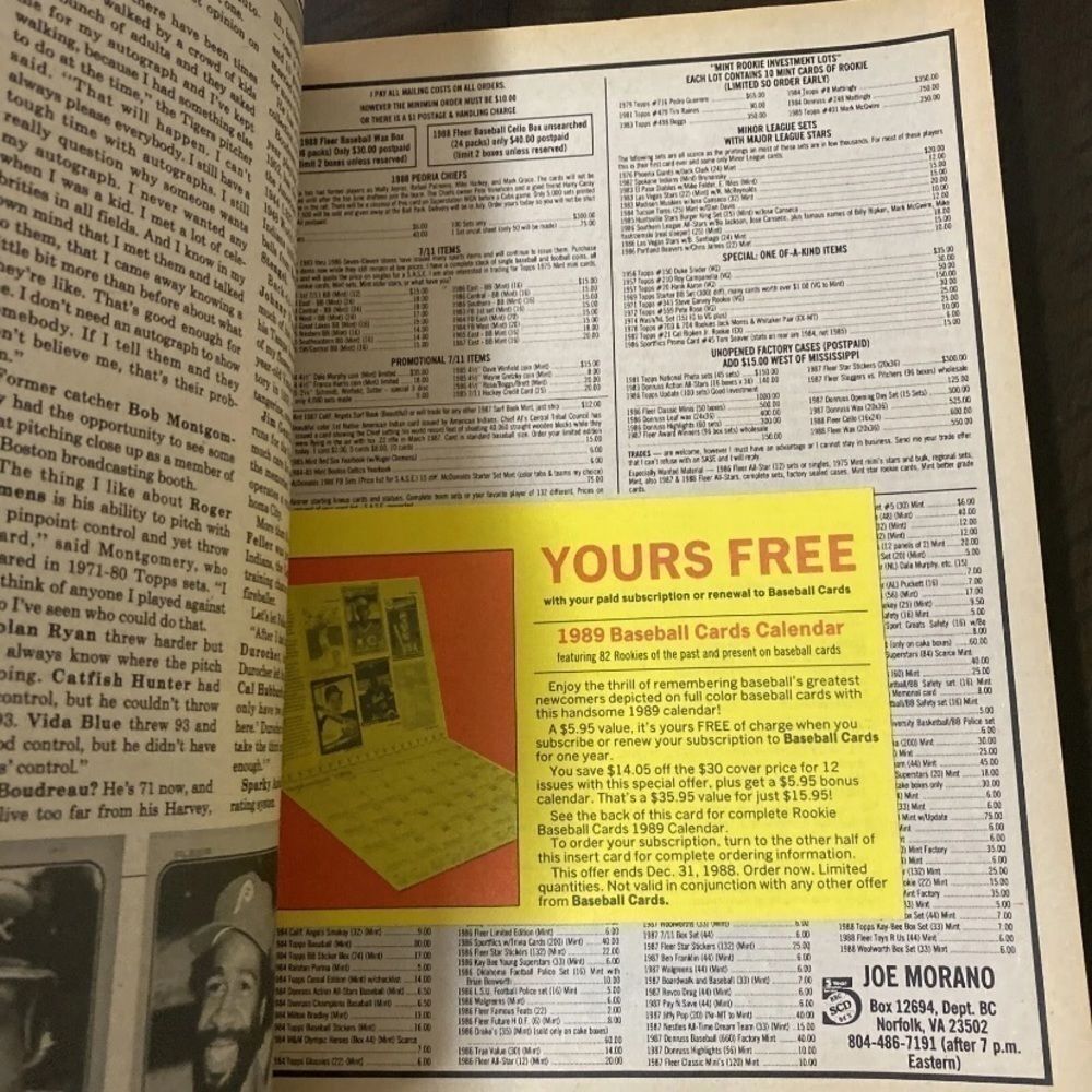 Bundle of 2 Baseball Cards Magazines - Price Guide - Picture 8 of 8